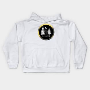 moonlit bear Kids Hoodie